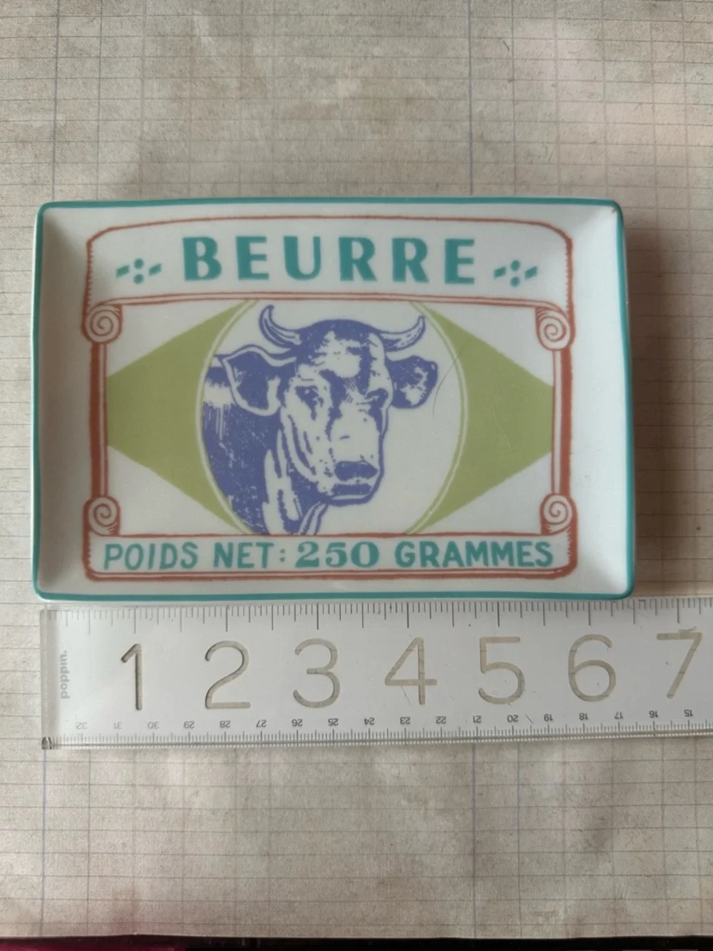 Rosanna Garde Manager Beurre Cow Butter Dish Trinket Tray
